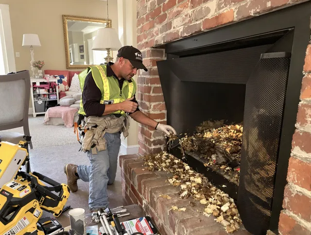 Safe screening installation by Norwich Chimney Sweep in Norwich, CT