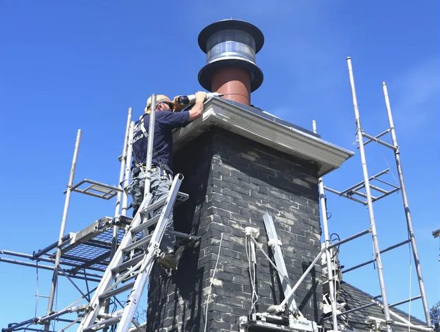 Sturdy chimney crown finished by Norwich Chimney Sweep in Norwich, CT