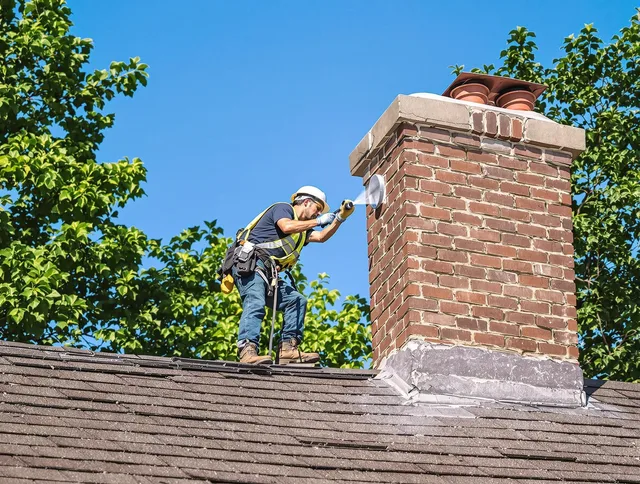 Norwich Chimney Sweep performing an inspection with advanced tools in Norwich, CT
