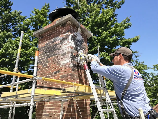 Structural chimney repair by Norwich Chimney Sweep in Norwich, CT