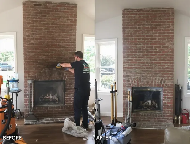 Finished chimney sweeping service by Norwich Chimney Sweep in Norwich, CT