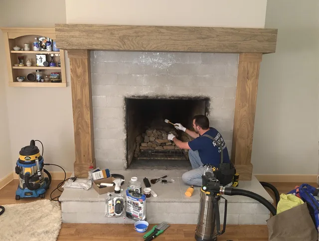 Detailed creosote removal process by Norwich Chimney Sweep in Norwich, CT