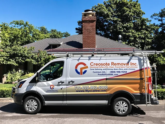 Norwich Chimney Sweep technician removing creosote safely in Norwich, CT